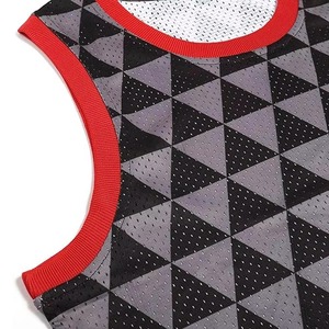 Nouvelle Arrivée 2026 – Maillots de Basketball Respirants à Col Rond pour Hommes, 100% Tissu Mesh, Entièrement Sublimés, Sans Manches, Personnalisables pour Équipe - Product Image 3