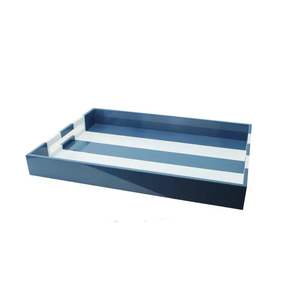 Plateau de service élégant en MDF avec finition bois pour le petit-déjeuner et le service à thé, design simple, plateau en MDF pour la cuisine et la salle à manger - Product Image 3