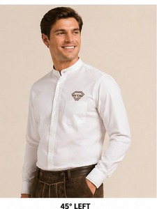 2026 Wholesale Stylish Men's Casual Shirts Long Sleeve <b>Check</b> Slim Fit Bavarian Dress Shirts Custom Logo And Design Comfortable - Product Image 3