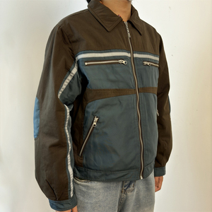 High Quality Customized Logo Winter <b>Men's</b> Cropped Zip up <b>Jacket</b> Polyester Cotton <b>Reflective</b> Windbreaker <b>Jacket</b> for <b>Men</b> - Product Image 4