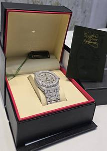 Montre mécanique de luxe en diamant Hip Hop Moissanite VVS1 Bussdown Iced Out Unisexe avec boîte - Product Image 2