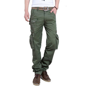 Pantalon cargo homme multi-poches, style décontracté, sport et plein air, coupe droite, prix avantageux - Product Image 6