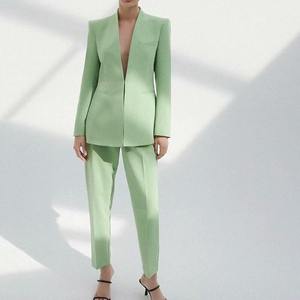 Wholesale Dropship Solid 3 Piece Anti-Wrinkle Women's Office Formal Suit <b>Set</b> <b>Blazer</b> Jacket Vest Trousers - Product Image 5
