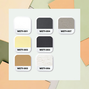 Fabric <b>Roller</b> Blind Manual Operation for French Window - Product Image 2