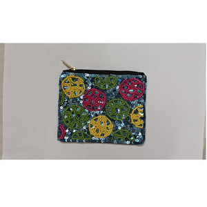 Porte-monnaie perlé fait main, format compact, idéal pour les voyages, pour femmes et filles, disponible en gros - Product Image 1