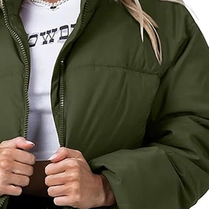 Vestes matelassées unisexes en gros, imperméables, respirantes, en nylon réversible, écologiques, épaisses, pour l'hiver, à bas prix, très vendues pour femmes - Product Image 6