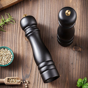 Hot Sales Eco-Friendly Handheld Wooden Salt & <b>Pepper</b> Mill with Ceramic <b>Grinder</b> for Spices Manual Spice <b>Grinder</b> - Product Image 6