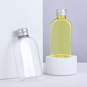 Bouteilles d'emballage cosmétique en plastique PP plates rechargeables de 1000 ml avec bouchon pulvérisateur à vis pour désinfectant à la glycérine et à l'huile d'olive - Product Image 2