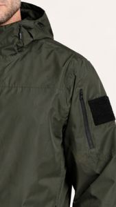 Chaqueta Cortavientos de Lona Personalizada de Alta Calidad para Hombre, Transpirable, Resistente al Viento, Informal, para Invierno - Product Image 4