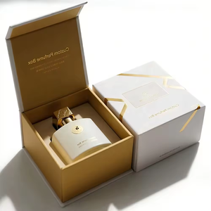 Boîte en papier rigide de luxe personnalisée pour flacon de parfum, cosmétiques, impression de logo, fermeture magnétique, emballage cadeau haut de gamme - Product Image 5