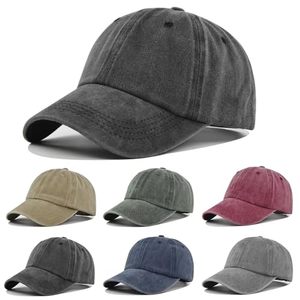 6Pack Unisex Vintage Washed Cotton <b>Baseball</b> <b>Cap</b> Soft Unconstructed <b>Plain</b> Blank Adjustable Size Sports Customizable - Product Image 1
