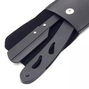 Rasoir droit professionnel en acier inoxydable avec manche en bois, vis réglable, lame unique, pour barbier, rasage corporel et toilettage - Product Image 2