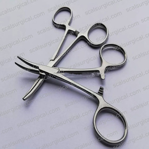 Pinzas Hemostáticas Quirúrgicas Baby Halsted Curvas de 10 cm con Mordazas Delicadas de Acero Inoxidable - Product Image 4