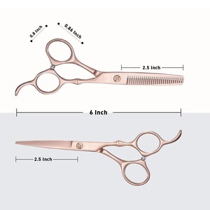Ciseaux de barbier pliables en acier inoxydable de qualité supérieure, qualité A+, prix imbattable, instruments de beauté - Product Image 5