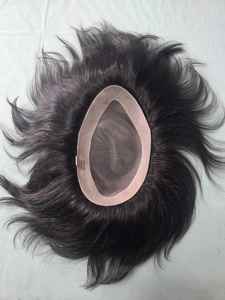 Peluca de Cabello Indio de Alta Calidad Taz Hair para Hombre, Sistema de Tupé con Base Mono Suave, Hecho en Bangladesh - Product Image 2