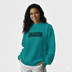 Sudadera Oversize Personalizada para Mujer con Cuello Mockneck, Mezcla de Algodón Suave, Hombros Caídos, Ajuste Relajado, Top Casual de Invierno - Product Image 2