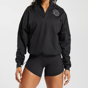 Sweat-shirt à capuche pour homme en molleton de coton biologique épais, coupe classique, col rond, épaules tombantes, logo personnalisé, uni, respectueux de l'environnement - Product Image 4