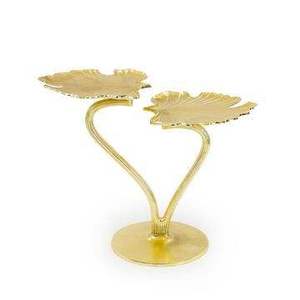 Round metal chocolate stand with ornate lace edging for wedding dessert <b>tables</b> and premium <b>party</b> <b>table</b> setups - Product Image 2