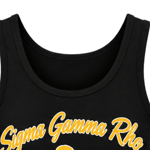 Débardeur personnalisé Sigma Gamma Rho pour femmes, avec lettres grecques, sans manches, décontracté, pour l'entraînement, vêtement de sport athlétique, mode - Product Image 3