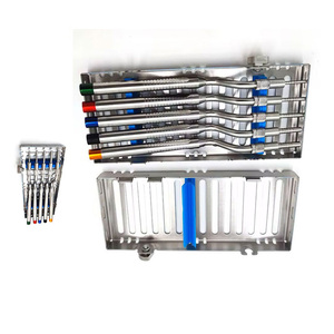 Kit professionnel de 5 outils manuels en acier inoxydable pour implants dentaires, outil d'extraction dentaire courbé, pour le lifting du sinus maxillaire - Product Image 6