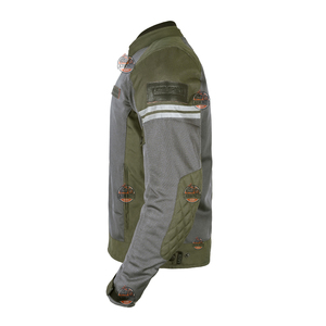 Chaqueta de Motocicleta LAZIB de Malla Transpirable, Manga Larga, Poliéster y Nailon, para Hombre, Protección para Todas las Estaciones - Product Image 1