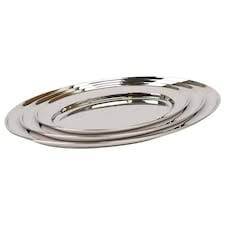 <b>Cast</b> <b>Iron</b> Sizzling Steak <b>Plate</b> with Heat Resistant Tray for BBQ - Product Image 2