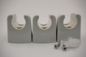 ABS <b>Shower</b> Holder with Anchor Custom Branding Water & Acid Resistant Modern Design Style for Bathroom & Kitchen Toilet <b>Accessory</b> - Product Image 5