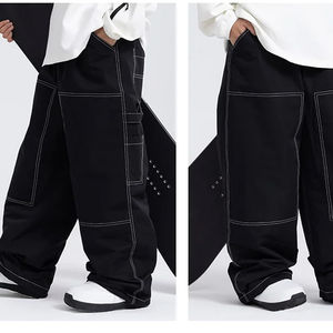 Pantalones de Nieve Holgados para Hombre con Logotipo y Diseño Personalizados, Pantalones Anchos de Esquí, Estilo Urbano Holgado - Product Image 3