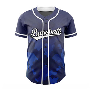 High Quality Anti Wrinkle Short Sleeves Quick Dry Breathable <b>Baseball</b> Jersey Hot Selling Reasonable Rate <b>Baseball</b> Jersey - Product Image 2