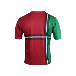 Camiseta de Fútbol Personalizada Unisex 2026, Cuello Redondo, UPF 50, Transpirable, Secado Rápido, Manga Corta, 100% Poliéster, Bandera Estampada - Product Image 2