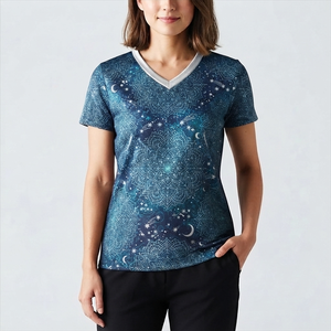 Camisetas de entrenamiento de alto rendimiento, tela de primera calidad, tacto suave, transpirable, ropa deportiva para mujer - Product Image 1