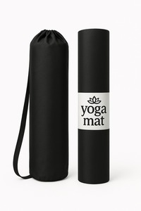Esterilla de yoga EVA con correa de transporte, antideslizante, para ejercicios de yoga, pilates, estiramientos, entrenamientos en casa, gimnasio y viajes al aire libre - Product Image 3