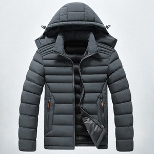 Reversible Puffer <b>Jacket</b> High Quality winter warm Men's Zip up Hooded Men Lightweight Oversized Puffer <b>Jacket</b> - Product Image 4