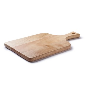 Planche à découper en bois au design classique avec poignée florale, forme rectangulaire, pour usage en cuisine, bloc de découpe fait main - Product Image 3