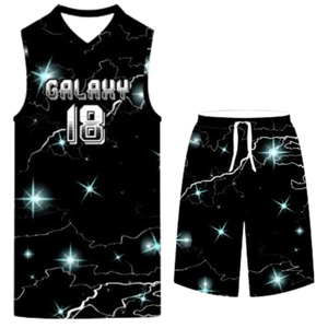 High Durable <b>Machine</b> Stitched Basketball Uniforms Sets Cheapest Rates Sleeveless Training Vests & Shorts Set For Women - Product Image 4