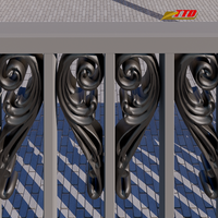 Clôtures en fer forgé sur mesure de 6 pieds, style européen, écologiques, élégantes, pour villas, pour des limites sécurisées et un aménagement extérieur intemporel
