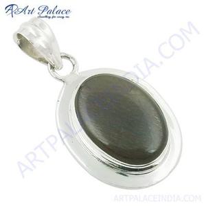 จี้เงินพลอยหินทรายธรรมชาติแบบใหม่ - Product Image 1