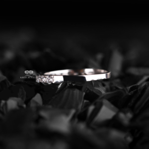 Anillo de Boda de Diamantes Cultivados en Laboratorio con Engaste Pavé de Oro de 14K, Media Eternidad, Joyería Nupcial a Juego, Fabricante y Proveedor Personalizado - Product Image 4