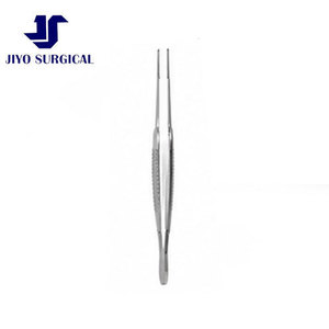 Pinzas de sutura Paufique de acero inoxidable, 3 3/8 pulgadas, ejes rectos, 1x2 dientes, plataformas de atadura de 6.0mm, herramienta quirúrgica con bordes dentados anchos - Product Image 2
