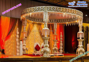 Mandas de mariage drapés à fleurs, tentures japonaises, avec des motifs de fleurs - Product Image 5