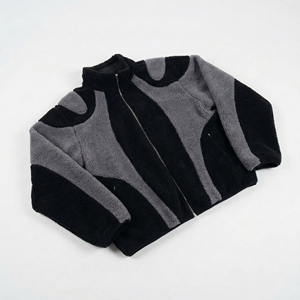 เสื้อแจ็คเก็ตขนเฟลอร์เชอร์ปาสีดำเทาแบบบล็อกสี |   เสื้อแจ็คเก็ตเท็ดดี้ตัวใหญ่แบบมีซิป |   เสื้อโค้ทสตรีทแวร์อุ่นๆ |   ผู้ผลิต OEM ตามสั่ง - Product Image 1