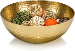 Trusted Manufacturer Solid Brass Serving Bowl For Everyday Kitchen Use And Special Occasion Dining <b>Table</b> Serving Purpose - Product Image 4