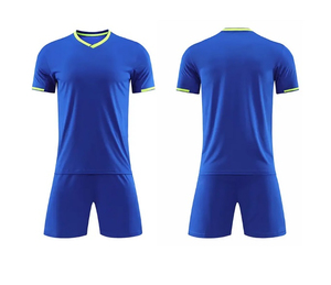 Custom Men's Soccer Jersey Kit Short Sleeve Crew Neck Gradient Color Moisture Wicking Polyester All Seasons Adult Size - Product Image 2