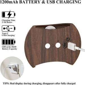 USB Rechargeable Modern Indoor <b>LED</b> Wall <b>Light</b> 3-Color Mode 2700K/4500K/6500K Motion <b>Sensor</b> Magnetic Portable Wall Sconce - Product Image 6