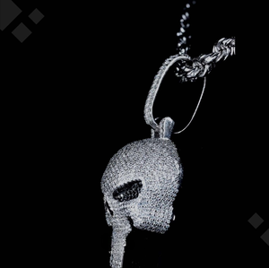 Collar con Colgante de Plata de Ley 925 para Hombre, Chapado en Rodio, con Moissanita VVS D, Estilo Hip Hop, Personalizado, para Fiesta, Joyería OEM ODM - Product Image 3