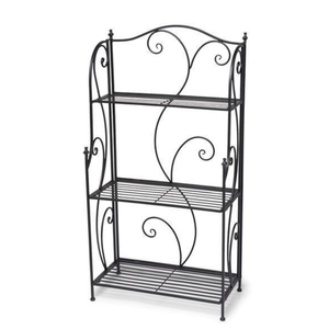 Elegante Zapatero de Diseño de 3 Niveles Apilable con Rejilla Metálica y Estantes para Organización, Acabado Bronce Metálico - Product Image 6