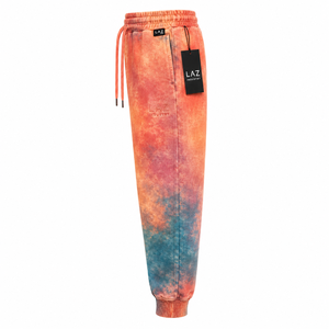 Pantalon de survêtement décontracté pour homme, taille haute, couleur unie, 100% coton, respirant, séchage rapide, qualité supérieure, nouvelle mode, effet délavé à l'acide - Product Image 4