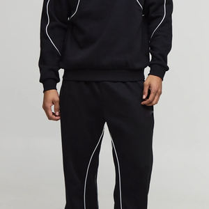 Chándal Deportivo para Hombre con Logotipo Personalizado OEM 2026, Diseño con Capucha y Ribetes para un Look Moderno y Elegante, Ropa Casual 2026 - Product Image 3