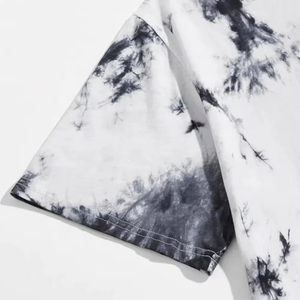 Conjunto de camiseta y pantalones cortos con logo personalizado, lavado ácido, para hombre, ropa de calle de verano, conjunto deportivo informal de 2 piezas, talla XL. - Product Image 6