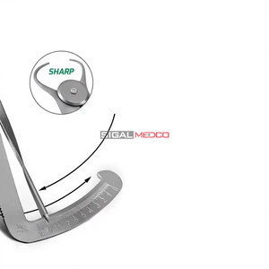 Calibre de mesure à ressort IWANSON 4 pouces pour couronnes dentaires, instrument de précision pour ponts dentaires et outil de mesure pour laboratoire de bijouterie - Product Image 6